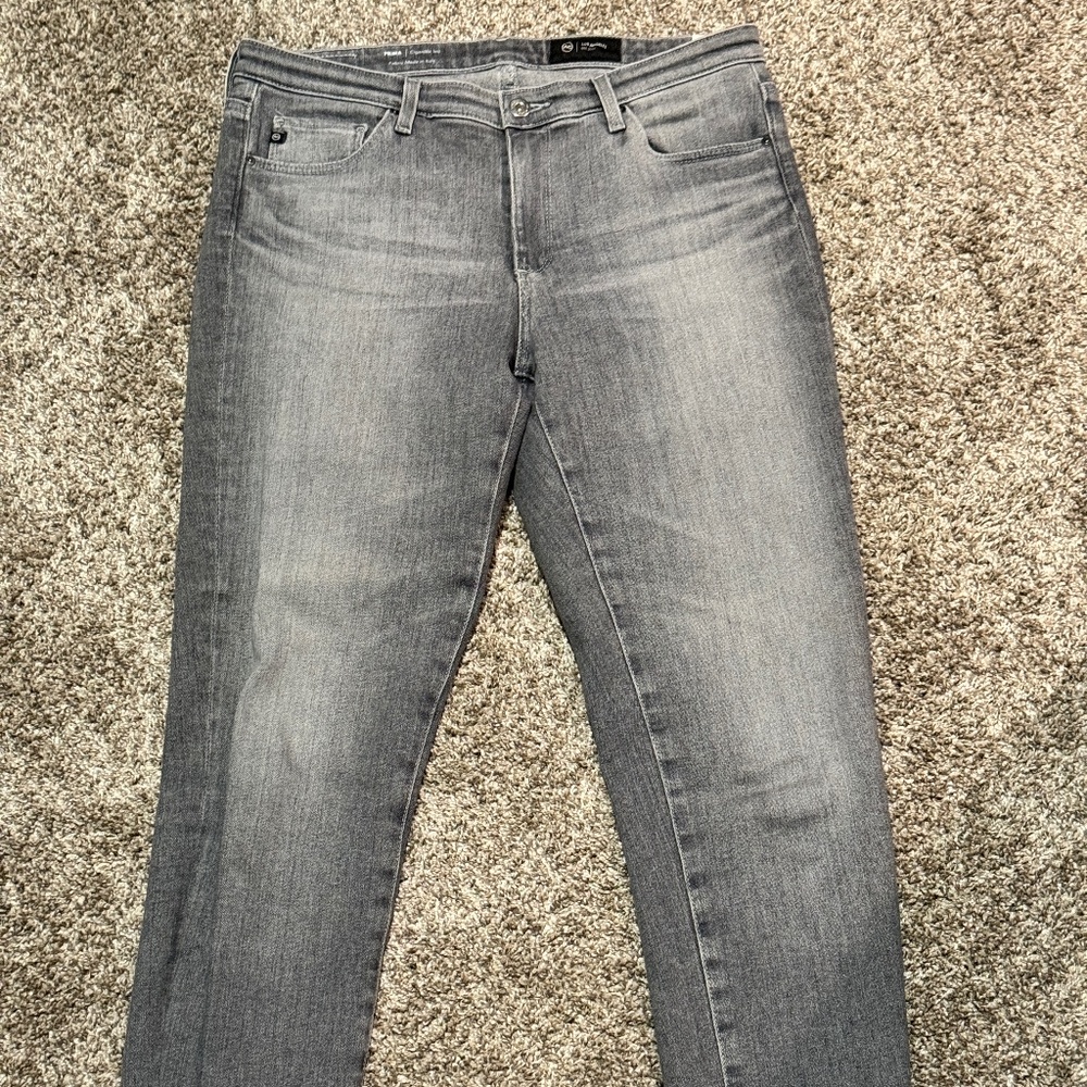 AG Jeans Prima Cigarette Leg - Gray - Size 29R